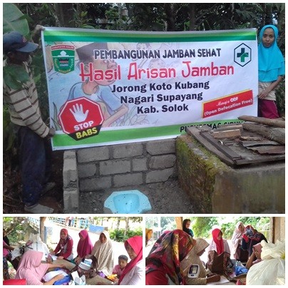 Pembangunan jamban Sehat  \"HASIL ARISAN JAMBAN\"