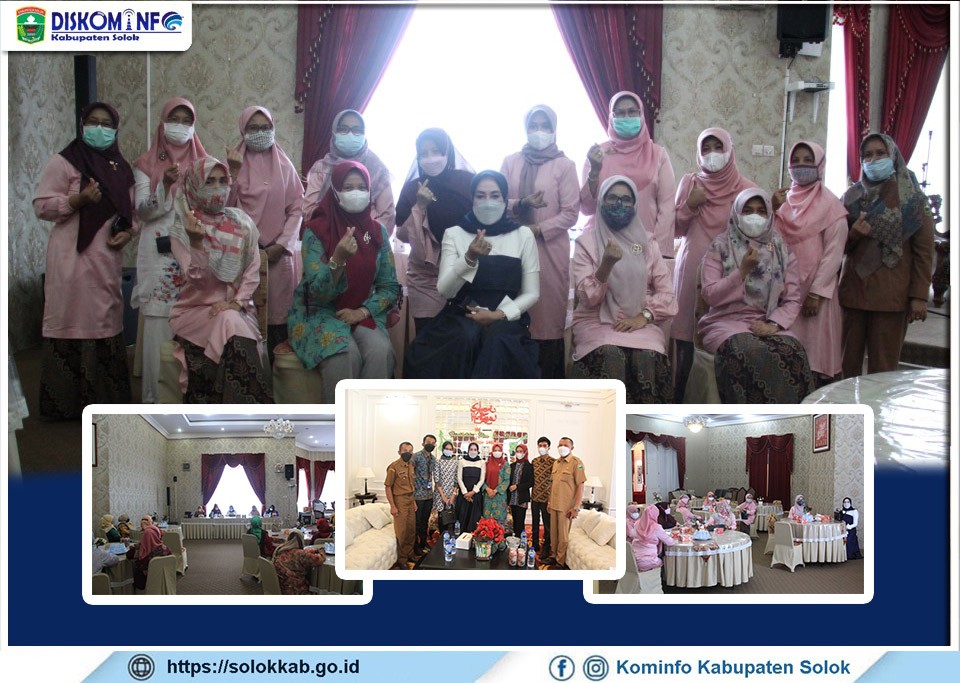 Ketua TP-PKK dan Ketua GOW Kabupaten Solok Hadiri Tiga Rangkaian Kegiatan di Guesthouse Arosuka